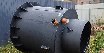 Монтаж септика Крот 2,4